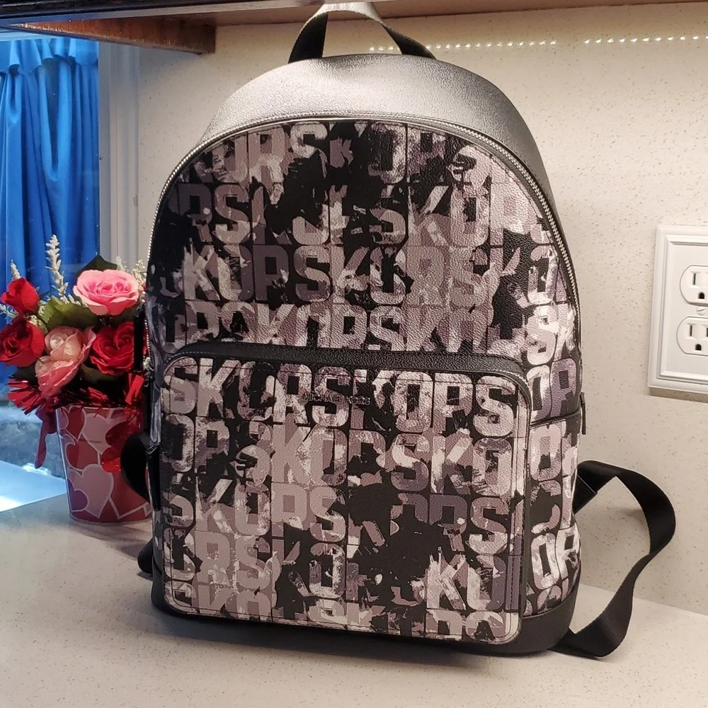 Mens MICHAEL KORS Large leather backpack